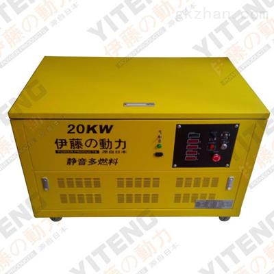 YT20RGF-ATS三相汽油发电机20KW