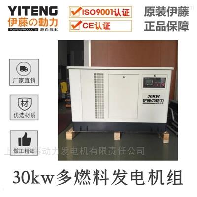 30KW多燃料低噪音发电机YT30REP