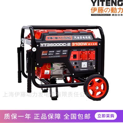 应急用3kw汽油发电机YT3600DC-2