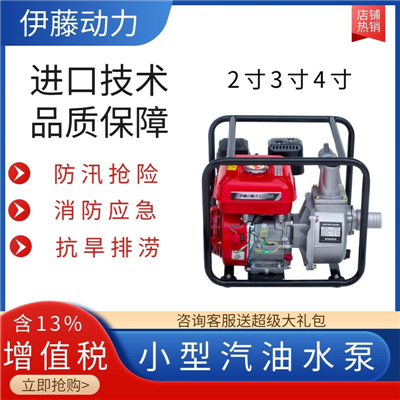 3寸手启动汽油机抽水泵YT30WP